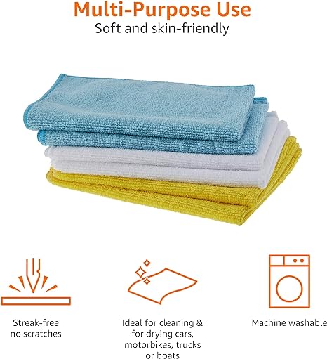 Microfiber Microbial Cleaning Cloth 12"x16"