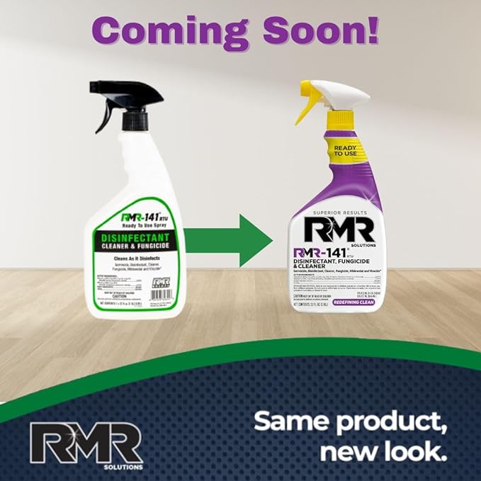 RMR-141 Mold and Mildew Killer, Kills 99% of Household Bacteria and Viruses, Cleans and Disinfects, EPA Registered, 32 oz, 1 Gallon